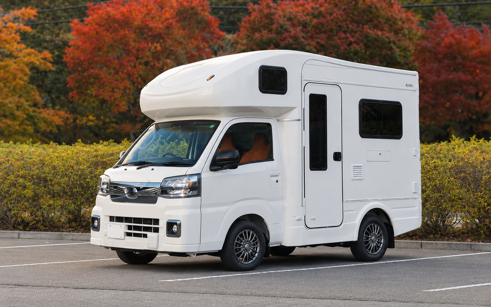 White camper van